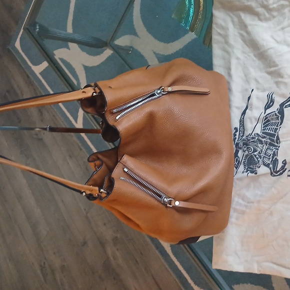 Burberry Brown Leather Shoulder Bag - Picture 6 of 13